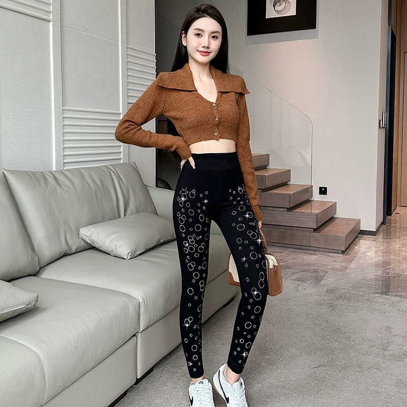 Thin leggings, trousers, overall, breathable underwear for hips shape correction for leisure, autumn, tight