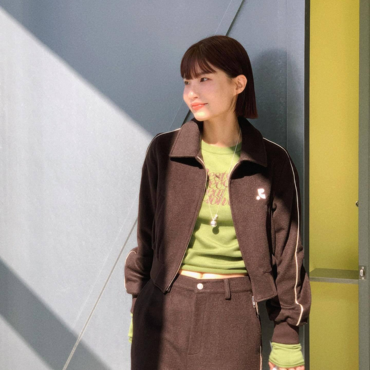 Factory Direct Discount on Korean-Style 24 Autumn/Winter New Casual Lettered Woolen Jacket with Turn-Down Collar