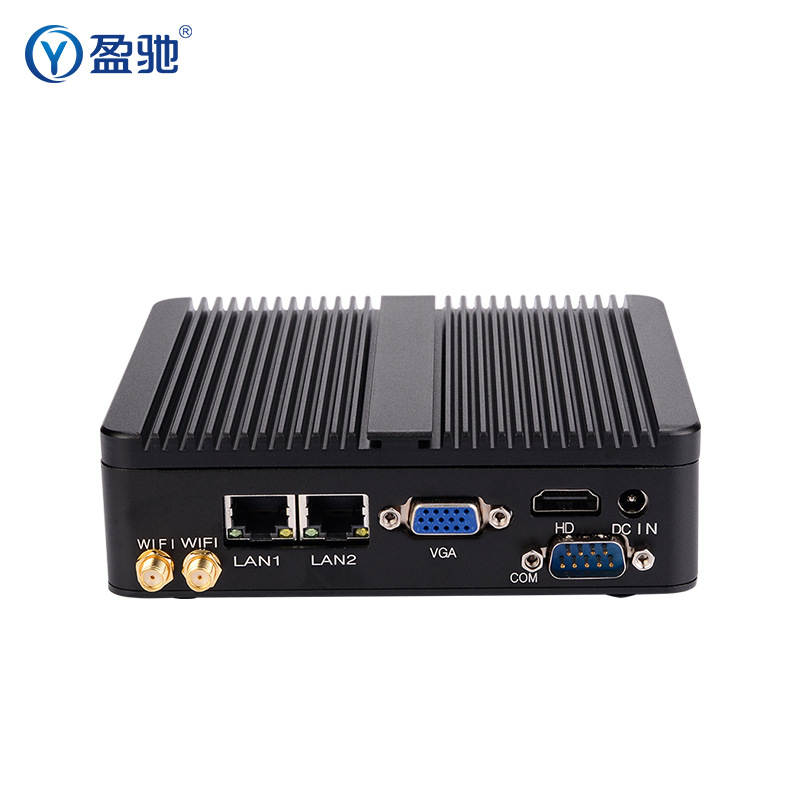 Yinchi [Mini Industrial PC mini host J1900/J6412/N2830 dual-network dual-serial embedded small computer]