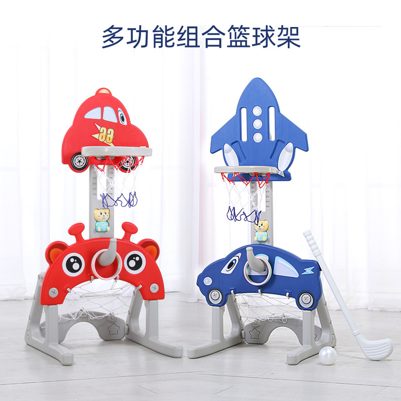 Children's Basketball Rack Indoor Liftable Baby 1-2-3-6 Years Old Boys' Household Shooting Frame Football Toy