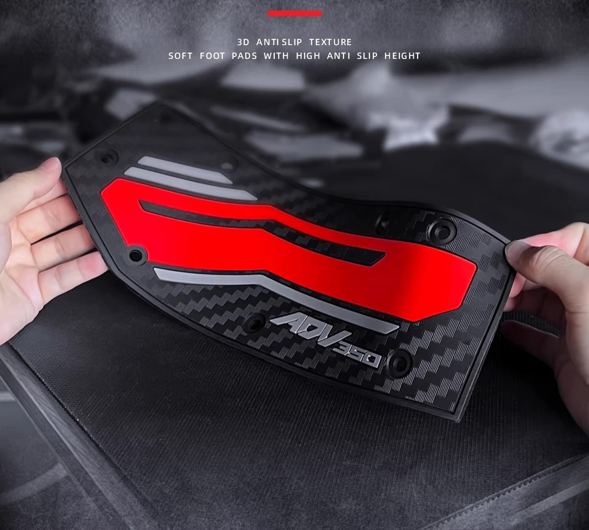 Suitable for Sanyang Husky 300 Motorcycle-Specific Foot Pads, Anti-Slip Pedal Pads, Modified Accessories