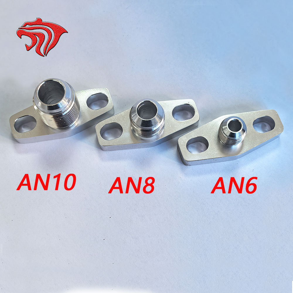 Car Modification Accessories an Aluminum Alloy Gt28Gt30 Turbocharger Flange Turbine Oil Inlet Repair Flange Sleeve