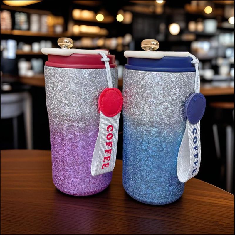 シャネルコーヒーカップ 304 ステンレス鋼スマート断熱カップオフィスギフトウォーターカップタンブラーロゴ断熱カップ|undefined
