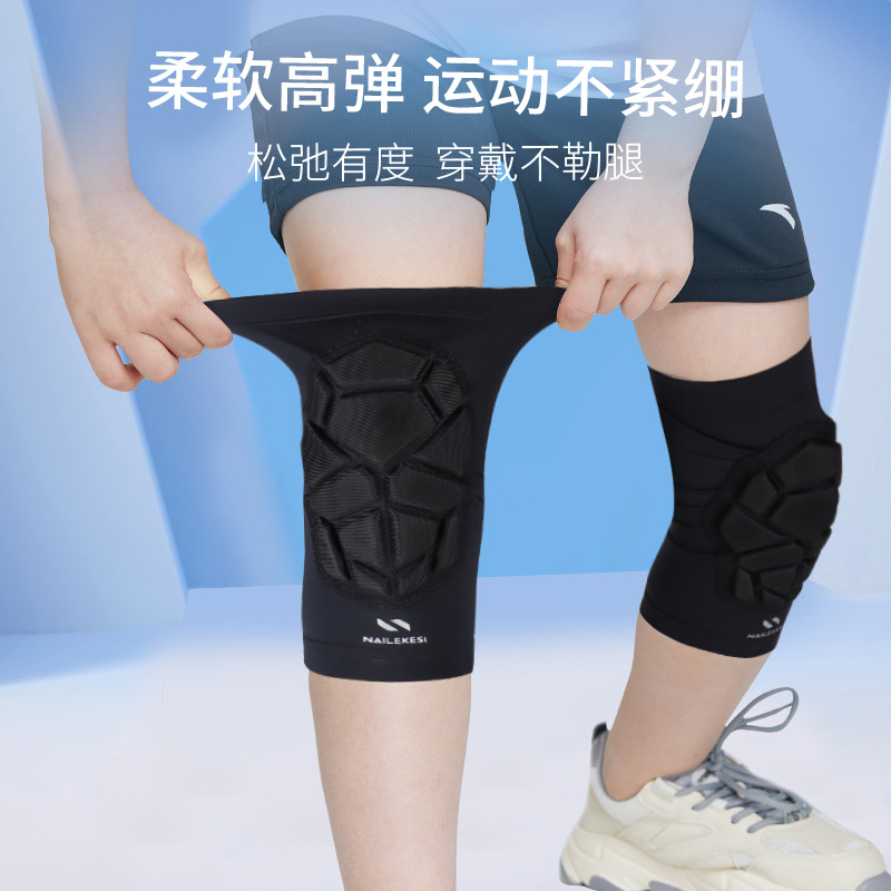 Protector de rodillas para niños, baloncesto, fútbol, panal anticolisión, protector de rodillas para niños, tipo delgado