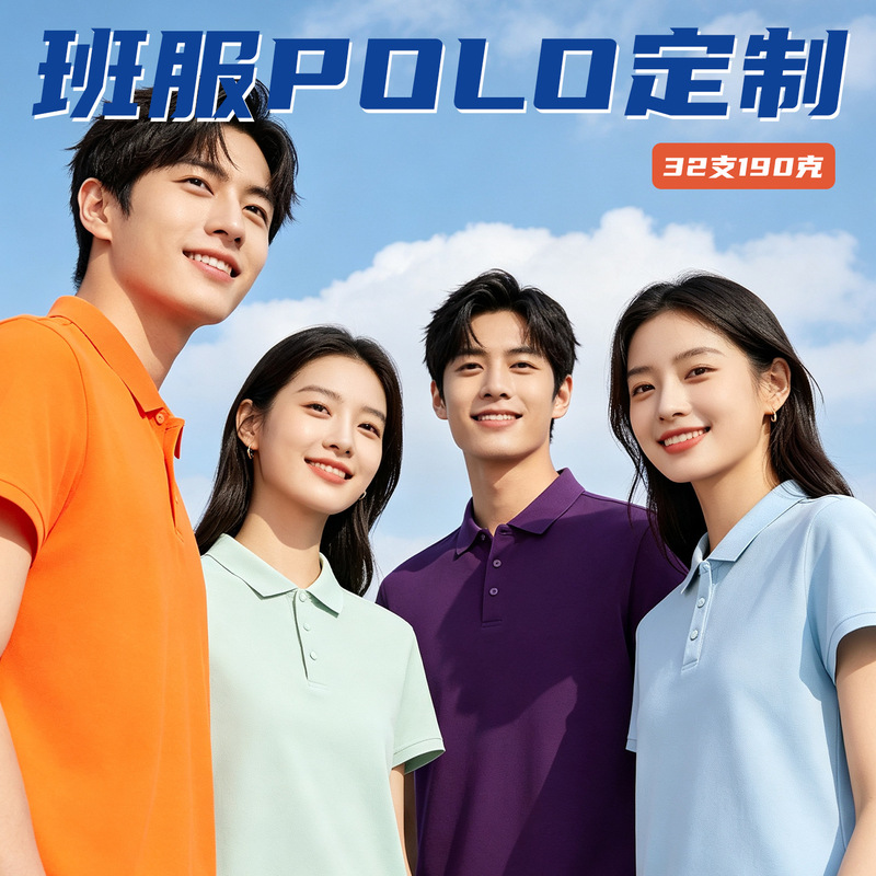 Customized graduation class uniform polo shirts, school event cultural shirts, workwear with a high-end feel, men's and women's group printed logo Customized graduation class uniform polo shirts, school event cultural shirts, workwear with a high-end feel, men's and women's group printed logo