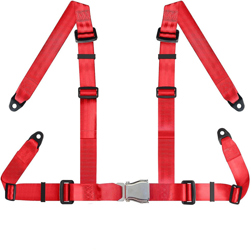 Kart bumper car racing seat four-point seat belt amusement equipment children adult adjustable safety belt