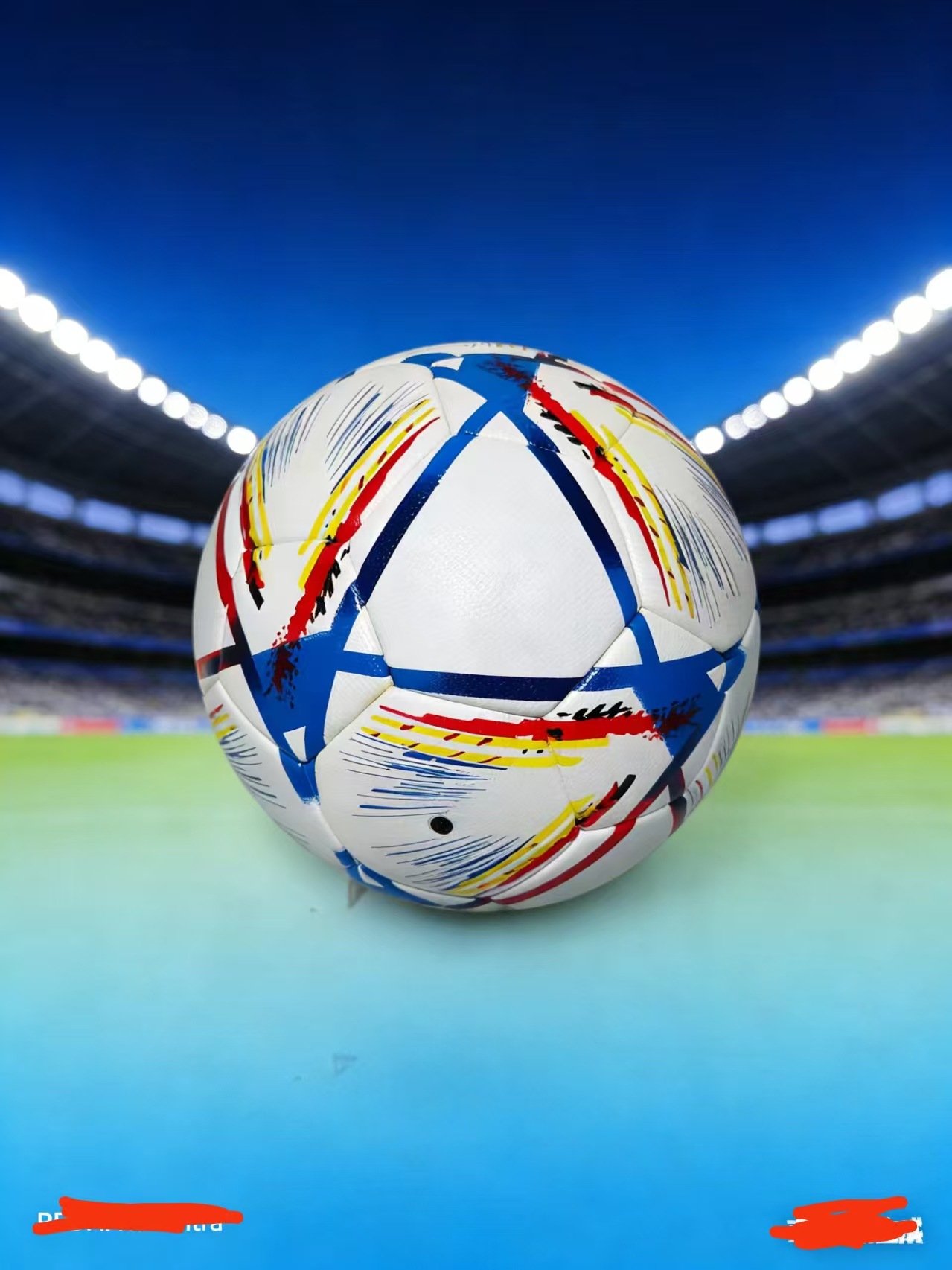 Balón de Fútbol COSSAR Copa Mundial de Fútbol Catar Número 5, Balón de Fútbol de PU para Partidos de la Liga de Campeones de Estados Unidos, Canadá y México