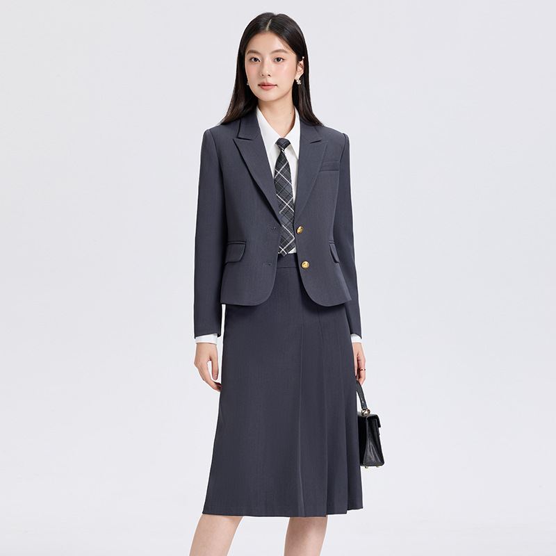 Miss Bird's Interview Blazer, Women's Professional Formal Wear, Commuting Workplace Attire, Small-Sized Suit Set