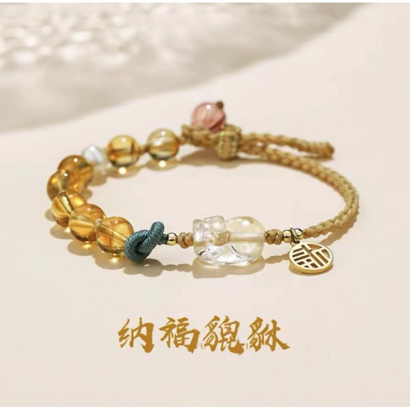 Organic crystal, design fashionable accessories, accessory, bracelet, simple and elegant design