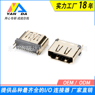 hdmi�B����19Pinĸ�� �A��ʽLCP���z���GF�F���A��1.0β�˶���