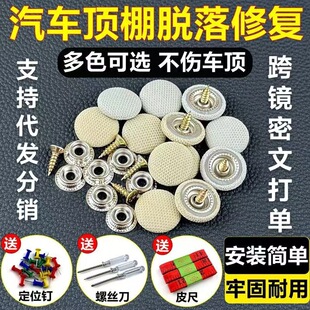 Car roof cloth shedding repair special buckle fixed buckle interior modification refurbished flannelette plat buckle
