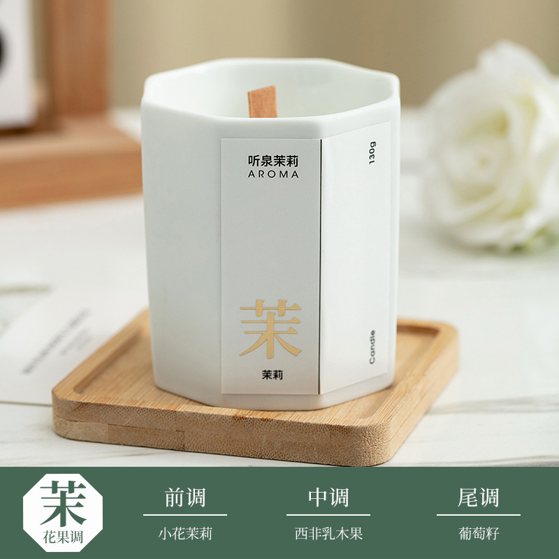 Ins estilo creativo aromaterapia hexagonal vela romántica Regalo de Cumpleaños mano regalo decoración DIY fragancia vela