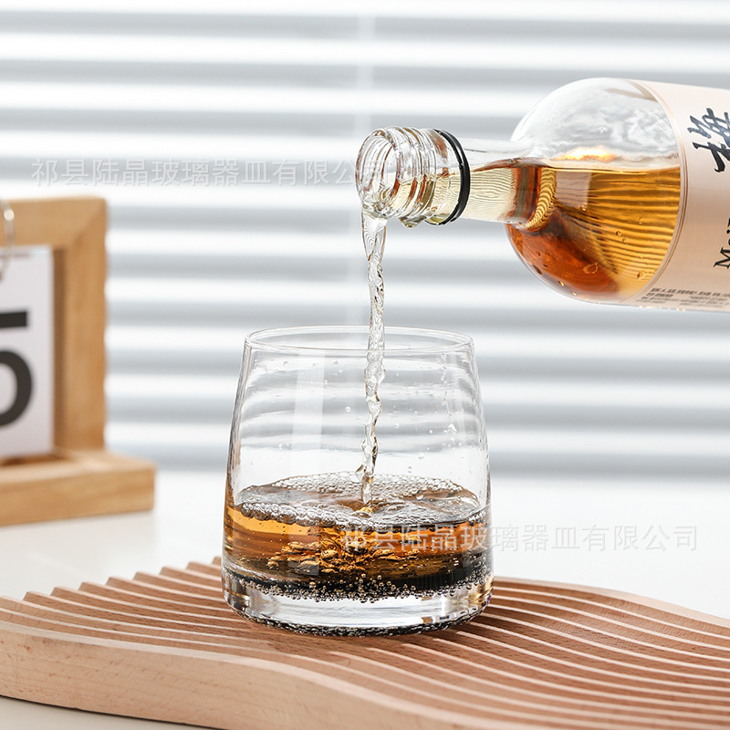 Ahumado gris burbuja boca taza cuerpo completo burbuja vidrio cueva taza recta vidrio boca taza hogar vidrio taza de agua