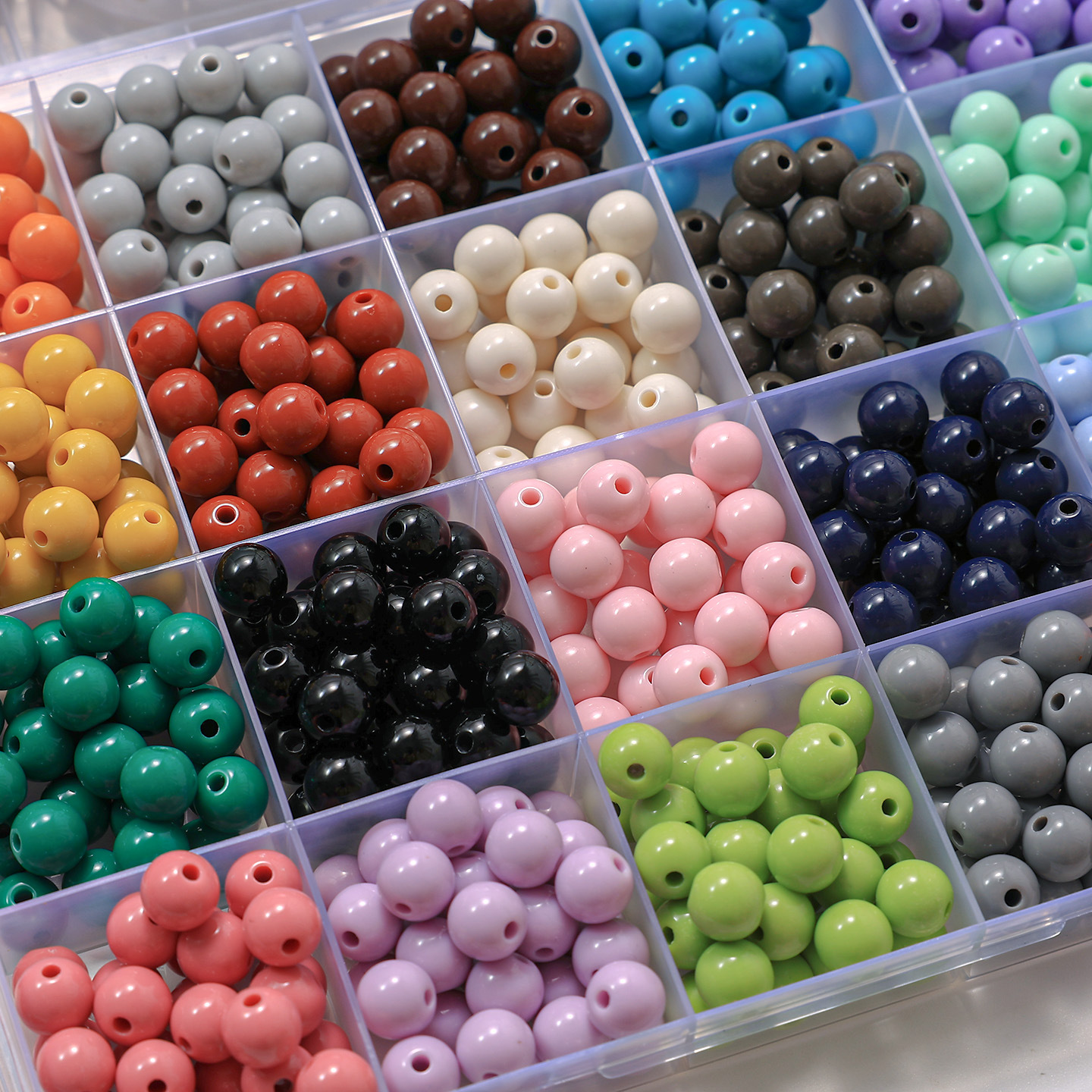 Acrylic fashionable round beads handmade