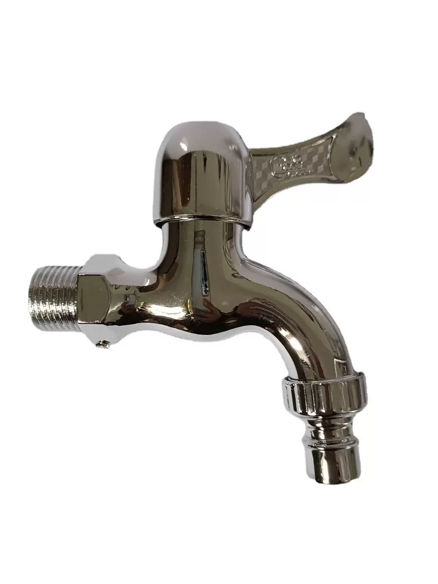 快开洗衣机龙头4分龙头塑料水龙头扳手式电镀水龙头厂家直销工程