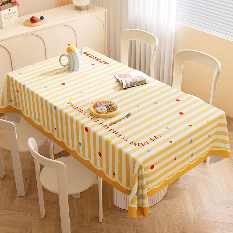 Tablecloth Waterproof and Oil-proof Anti-scalding No-washable Dining Tablecloth Nordic Simple Rectangular Imitation Sheepskin Coffee Table Cloth Dining Table Tablecloth Tablecloth Waterproof and Oil-proof Anti-scalding No-washable Dining Tablecloth Nordic Simple Rectangular Imitation Sheepskin Coffee Table Cloth Dining Table Tablecloth