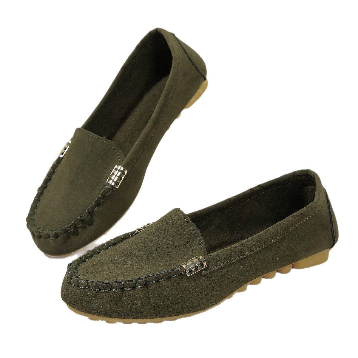 Cross-border Year-round In-stock Flat Shallow Casual Women's New Spring And Autumn Models, Large Size Lightweight Work_vogvips.com