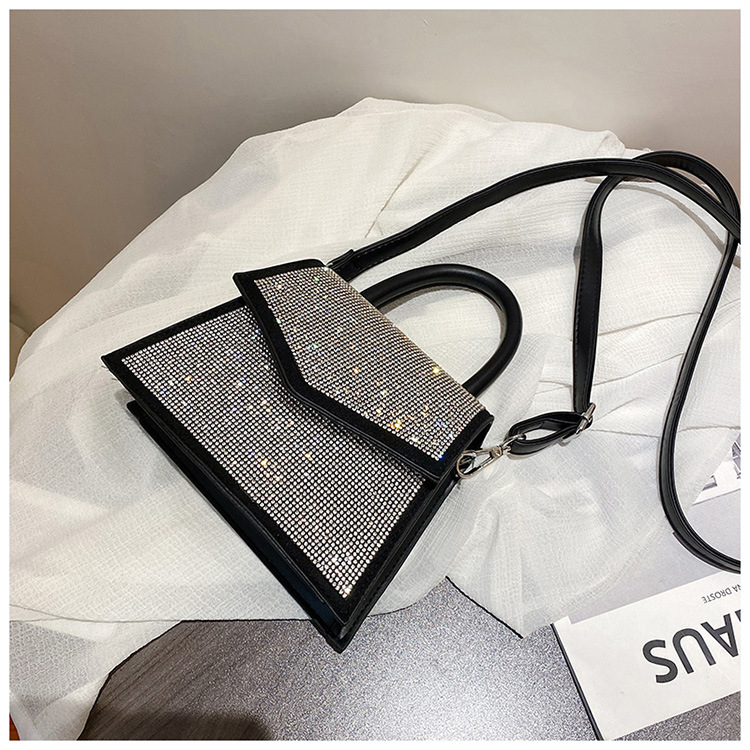 Korean Fashion Diamond-studded Portable Bag display picture 6