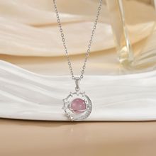 【钛钢】跨境热卖星球系列项链轻奢时尚白搭星空不掉色锁骨链批发