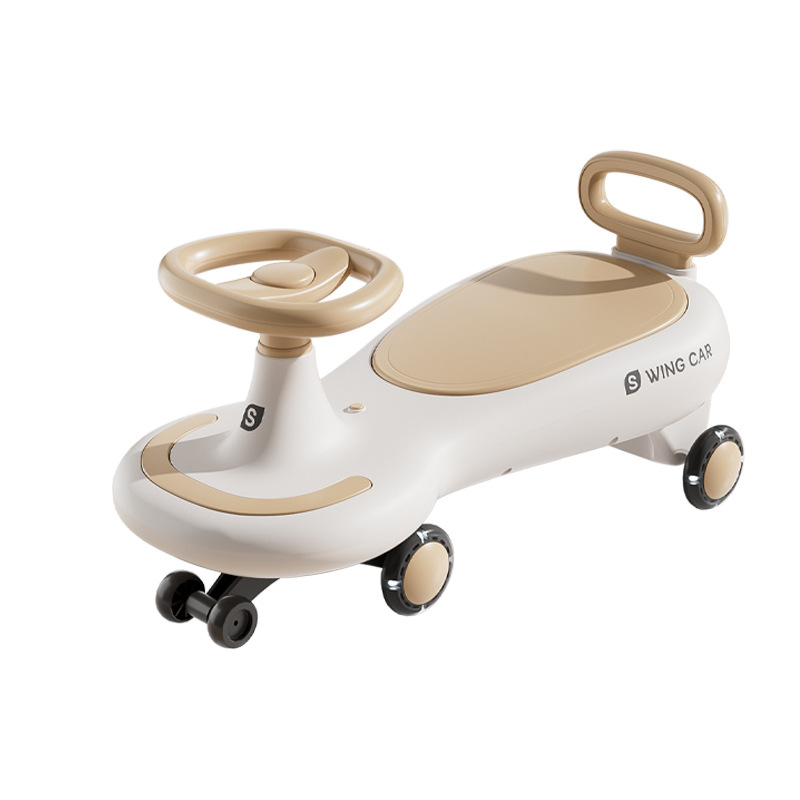 Coche de torsión para niños adultos puede sentarse anti-rolino lateral para bebés de 1 - 10 años de edad coche de balanceo coche de juguete de rueda universal