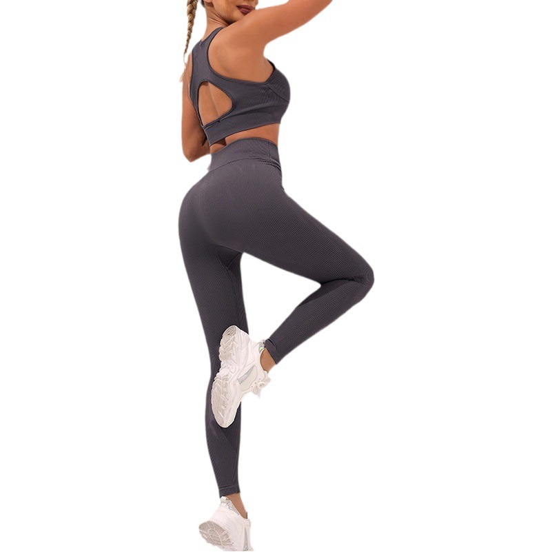 Hilo alfa vientre contracción cintura alta espalda belleza yoga traje de secado rápido push up cadera levantamiento apretado fitness ejercicio traje