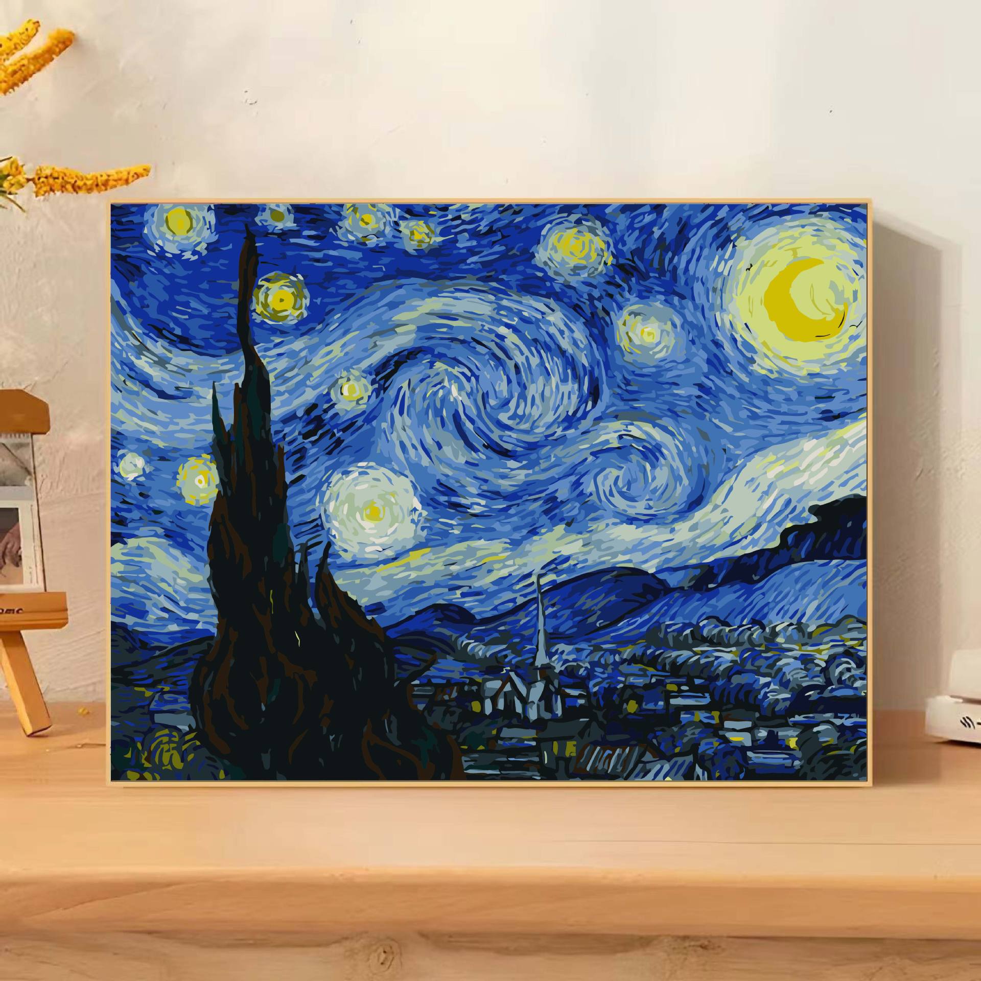 Pintura al óleo digital hecha a mano diy relleno sala de estar decoración de pintura colgante arte relleno pintura al óleo al por mayor