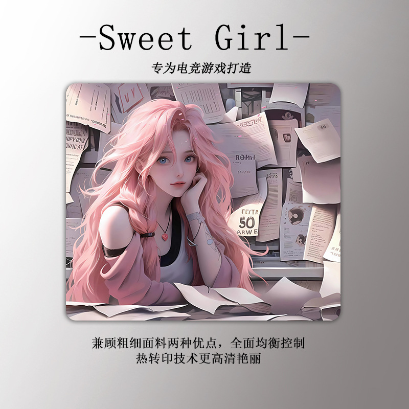 工厂批发优惠罗技卓威游戏鼠标垫电竞比赛用加厚锁边桌垫电脑垫子|undefined