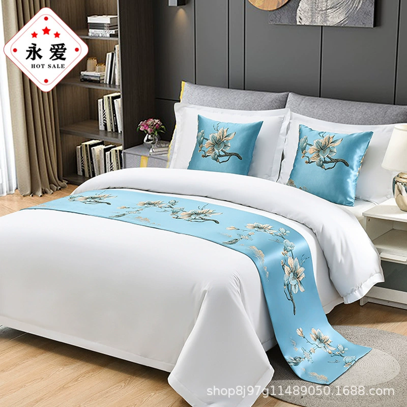 Bed Towel Luxury Hotel Hotel bedding Furnishing Best Best Bed Banner European Simple Light luxury bed cover