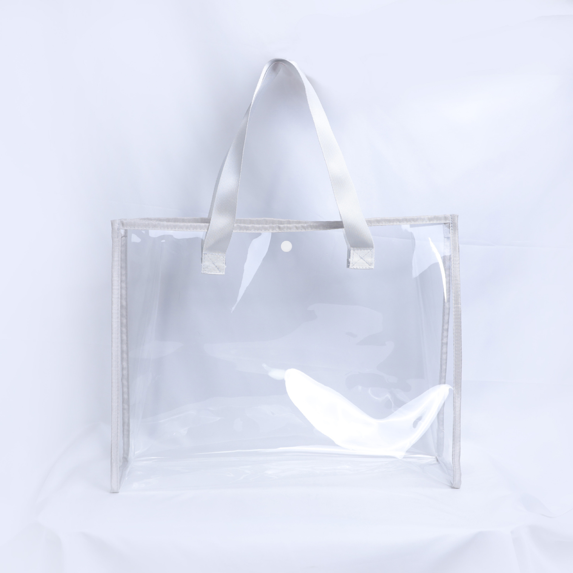Bolsa de mano de gran capacidad transparente impermeable PVC bolsa de baño bolsa de playa bolsa de viaje portátil bolsa de compras bolsa de almacenamiento