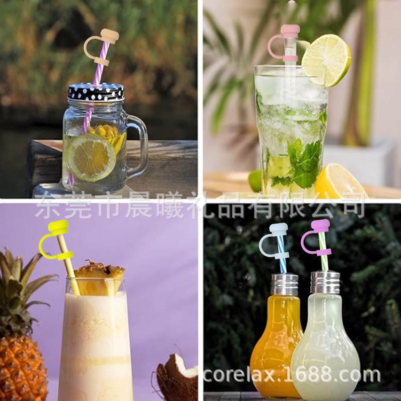 Tapa de paja de silicona transfronteriza Stanley simple cubierta de paja accesorios de taza de paja portátil 10mm taza de agua succión