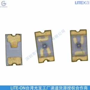 Lite-On Patch Led, красный свет, 1608 (0603), 2-контактный, 621 нм LTST-C190EKT