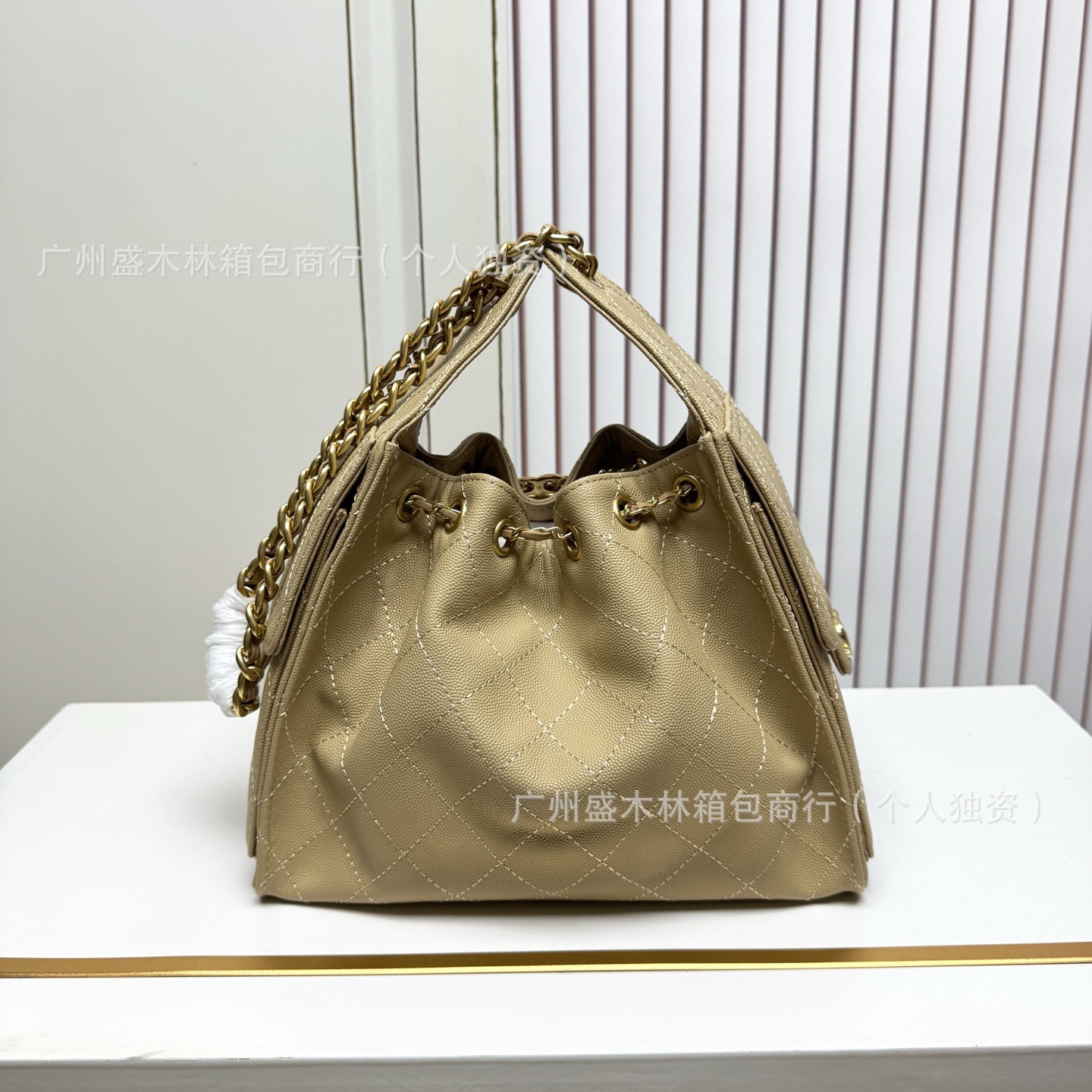 Chanel Hobo Quilted Caviar Skin