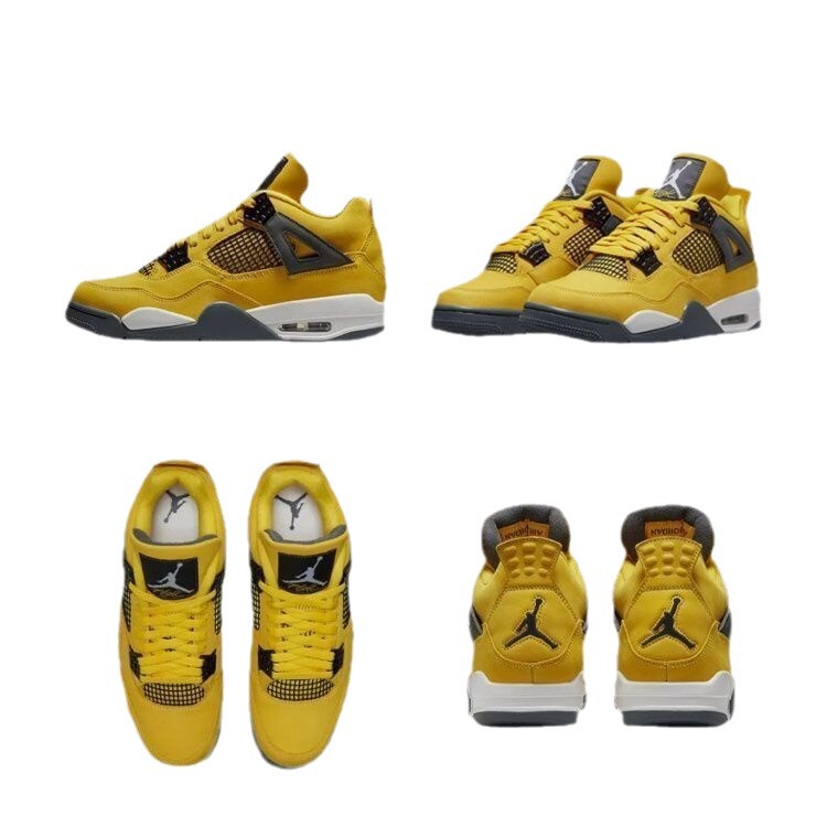 莆田靴工場卸売り純原高品質AJ4大パリ白セメント男女レジャースポーツシューズバスケットボール靴|undefined