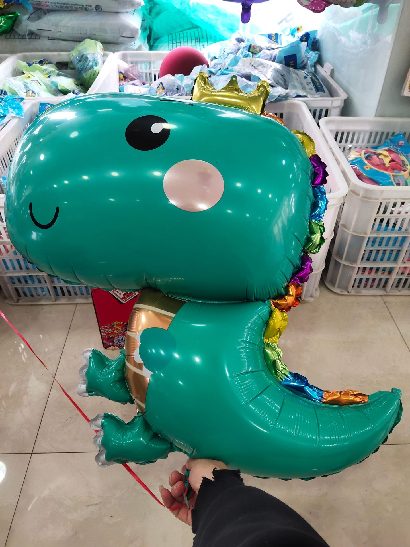 气球-大号儿童玩具恐龙铝膜气球 组装异形恐龙站立铝箔气球 生日装饰球-气球尽在阿...