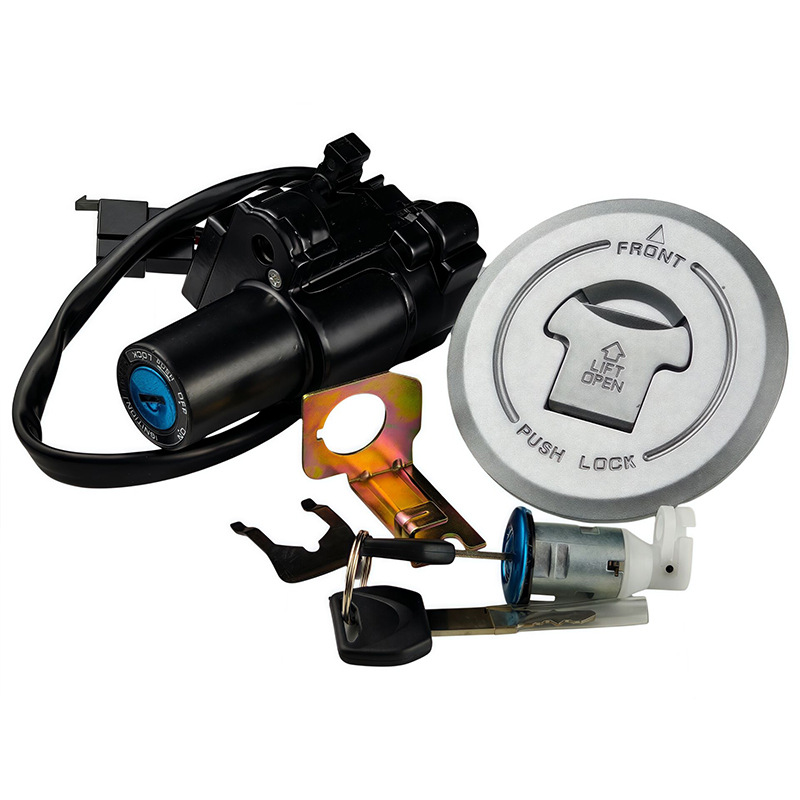 Motorcycle Modification Accessories Adapted to Cbr250R Set Lock High-Quality Full Car Set Lock Faucet Electric Door Lock