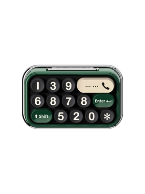 Nömrəli dayanma kartı Car Moving Number Plate Car - round-key-model-oxford-green-5-sets-of-numbers