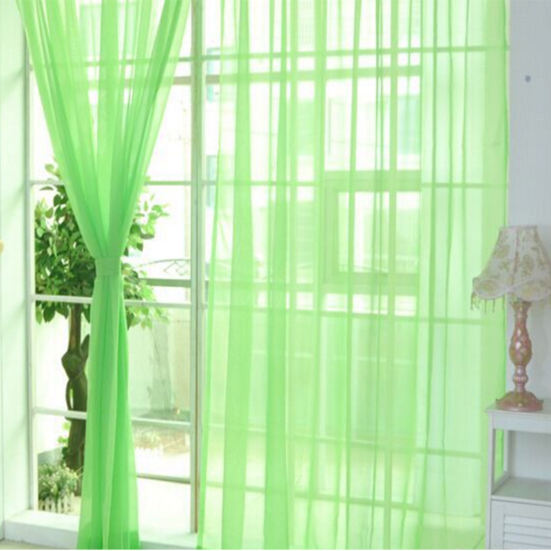 Manufacturer Supplies Wedding Solid Color Glass Screens, Transparent Screens, Finished Curtains, Wholesale Cross-Border Aliexpress Wholesale