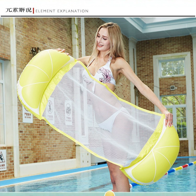 Новый стиль надувной водяной плавучий кровать ins сетка красный шезлонг фруктовый ветер с поддном гамак буй для взрослых поплавок