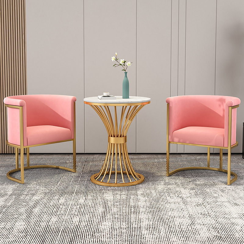 Negociaciones comerciales sofá / silla de una persona departamento de ventas 4S tienda cafetería salón de belleza tienda de ropa sofá / mesa / silla combinación