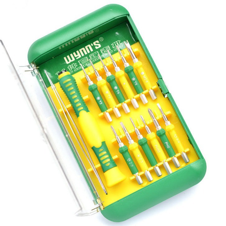 威力狮14件套钟表电子电器维修维护工具螺丝刀套装钟表批W2580A