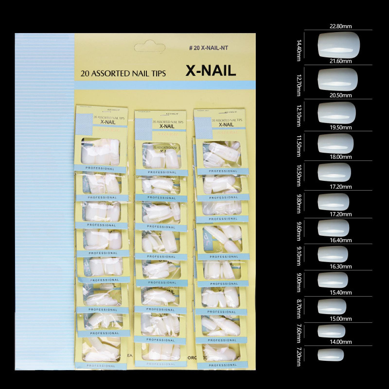 Fábrica directa de nuevos productos de manicura de color sólido 24 paquetes de tarjetas de uñas parches de manicura falsas uñas al por mayor