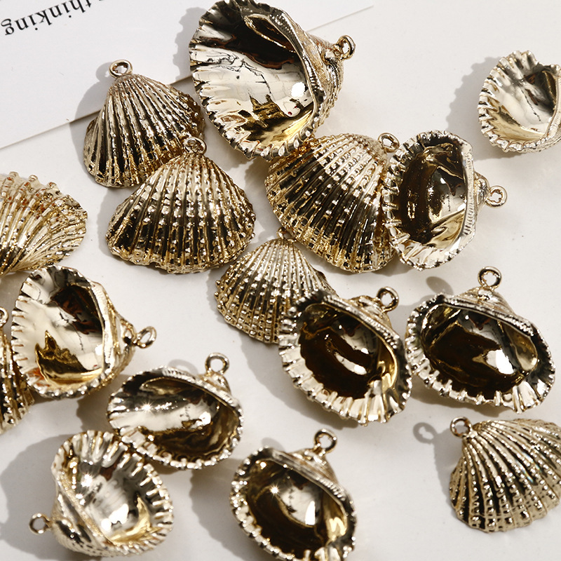 3g Weight Pendant Jewelry Making Type DIY Jewelry Accessories Classification 1 Piece Quantity Shell Material Shell Pattern All Seasons Season Plating Design Marine Style Style 1 Piece Shell Shell Pendant DIY Jewelry Accessories 2