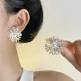 法式新品纹理小众耳钉