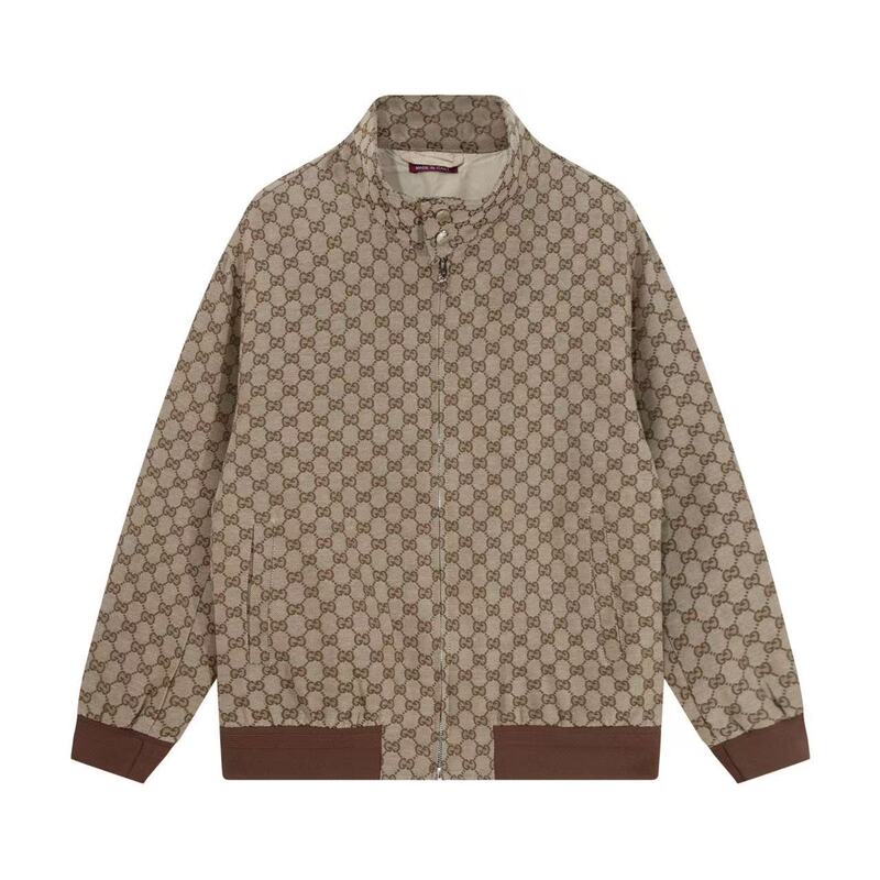 Foreign Trade Cross-Border European Goods Guangzhou g Brand Full Logo Stand Collar Windproof Warm Unisex Couple Tops Jacket Foreign Trade Cross-Border European Goods Guangzhou g Brand Full Logo Stand Collar Windproof Warm Unisex Couple Tops Jacket