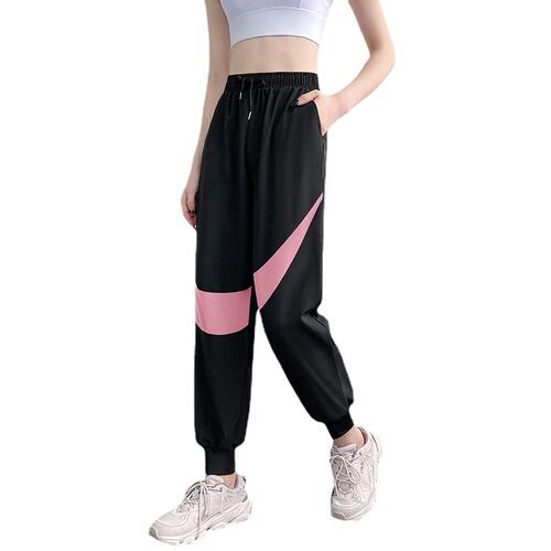 Sports pants for women summer fashion thin loose sports pants breathable long leg binding running training fitness pants wholesale