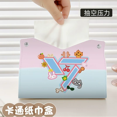 Seventeen Desktop Home Living Room Car tissue box/set - zjh136-napkin-box-1-piece