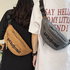 胸包男性ins潮包日系カジュアルショルダーバッグ潮牌スポーツショルダーバッグ男性バッグウエストバッグシングルショルダーバッグ