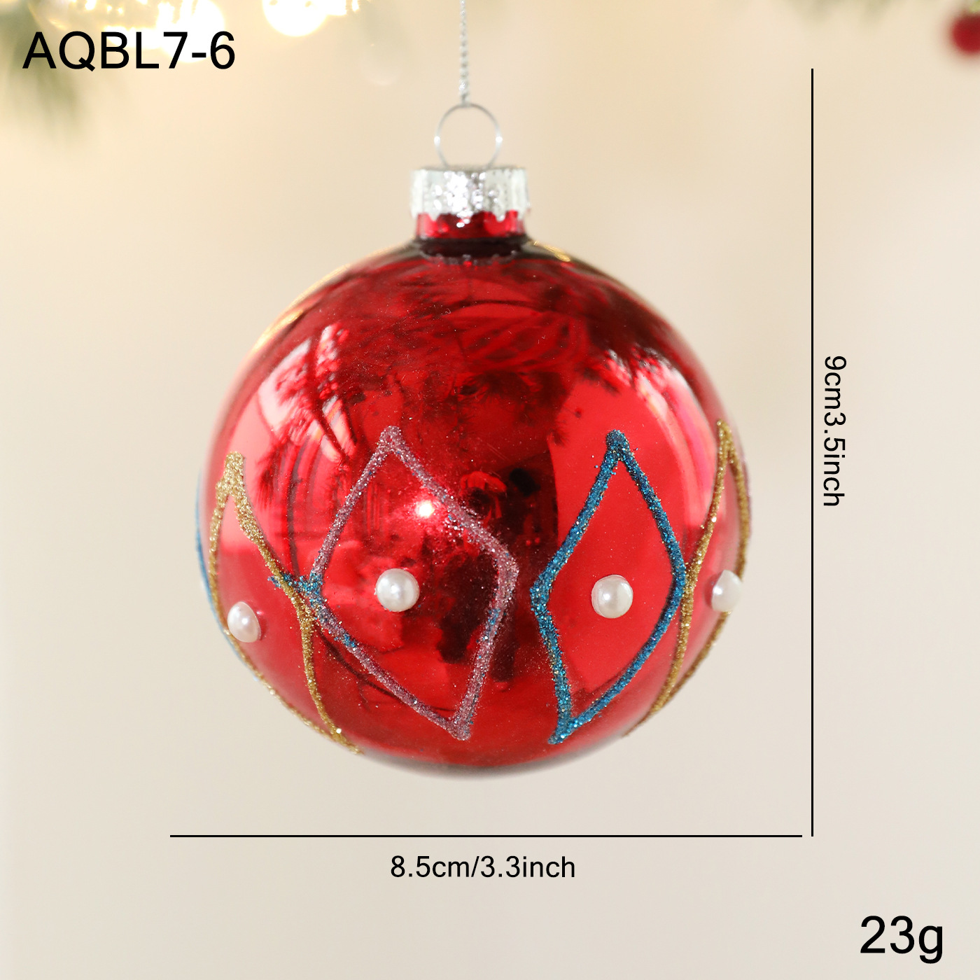 Color transfronterizo bola de vidrio de forma especial gotas brillantes cebolla bola de Navidad colgante árbol de Navidad colgante decoración de bola colgante