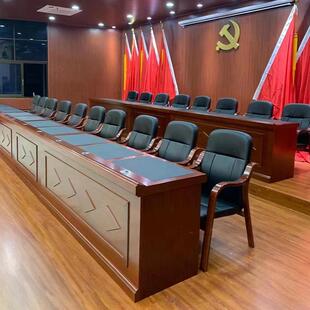 主席台演讲台会议室发言台审判桌培训台条形会议桌椅组合长桌-阿里巴巴