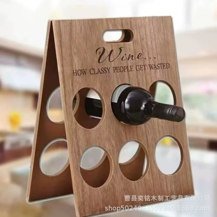 Деревянная полка для вина, полка для красного вина, предметы интерьера, бар, винная стойка для красного вина, бытовая стойка для хранения бутылок вина из цельного дерева